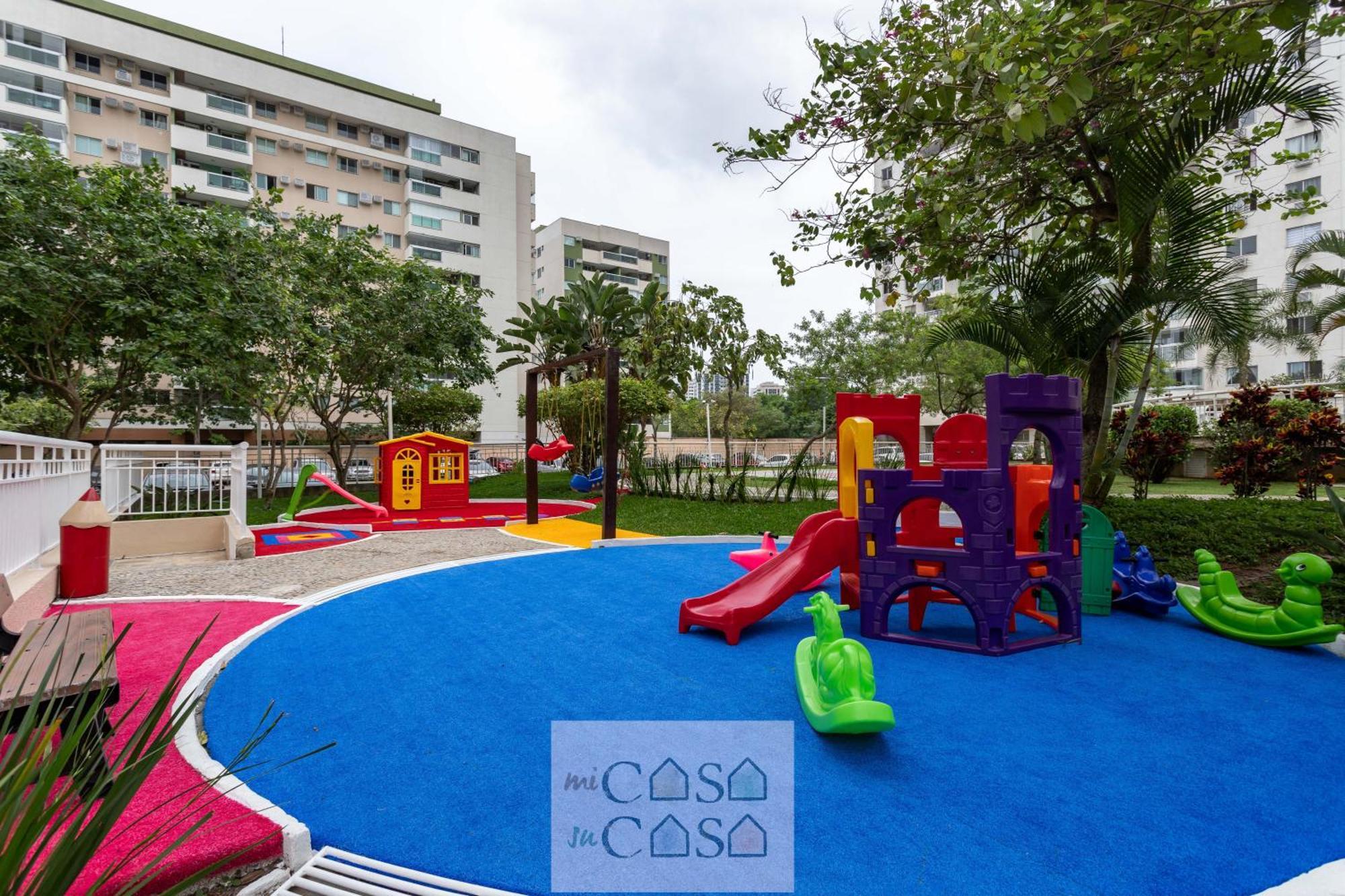 2 Quartos Com Varanda A 300M Riocentro Wi-Fi 120Mbps E Cozinha Completa - Condominio Com Piscina, Estacionamento, Portaria 24H E Parquinho Infantil - Apartamento Indicado Para Grupos, Hospedes A Trabalho E Criancas Ріо-де-Жанейро Екстер'єр фото