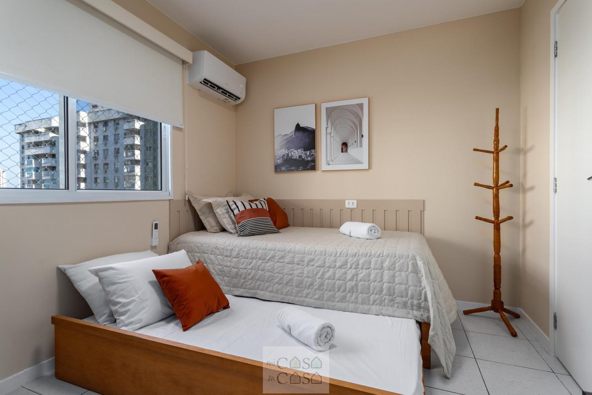 2 Quartos Com Varanda A 300M Riocentro Wi-Fi 120Mbps E Cozinha Completa - Condominio Com Piscina, Estacionamento, Portaria 24H E Parquinho Infantil - Apartamento Indicado Para Grupos, Hospedes A Trabalho E Criancas Ріо-де-Жанейро Номер фото