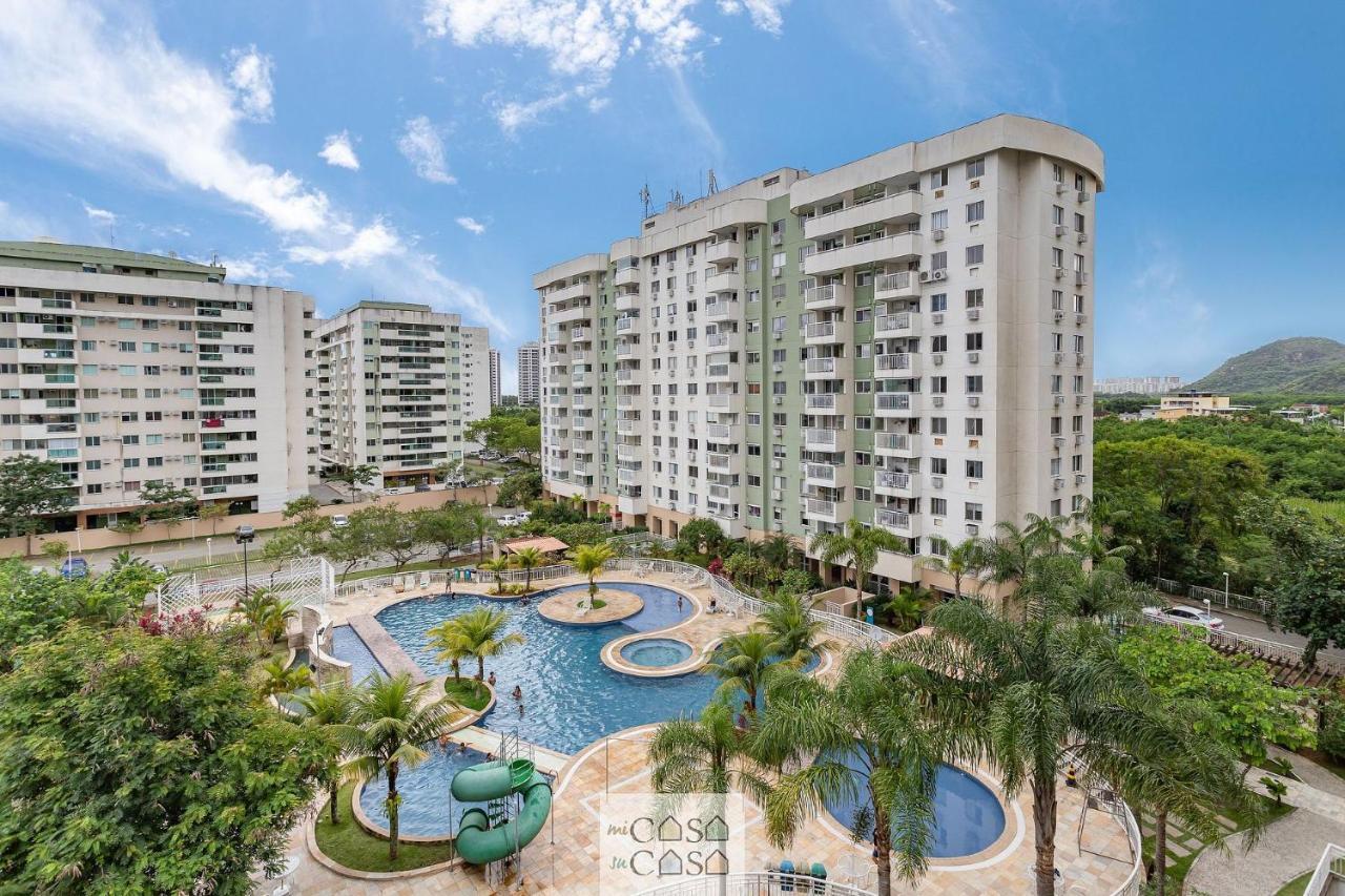 2 Quartos Com Varanda A 300M Riocentro Wi-Fi 120Mbps E Cozinha Completa - Condominio Com Piscina, Estacionamento, Portaria 24H E Parquinho Infantil - Apartamento Indicado Para Grupos, Hospedes A Trabalho E Criancas Ріо-де-Жанейро Екстер'єр фото