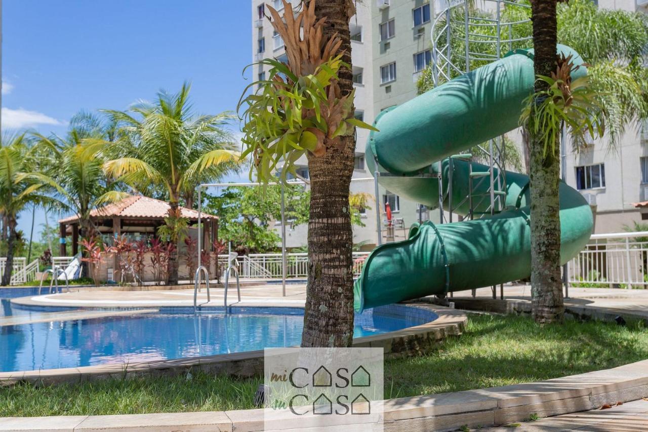2 Quartos Com Varanda A 300M Riocentro Wi-Fi 120Mbps E Cozinha Completa - Condominio Com Piscina, Estacionamento, Portaria 24H E Parquinho Infantil - Apartamento Indicado Para Grupos, Hospedes A Trabalho E Criancas Ріо-де-Жанейро Екстер'єр фото