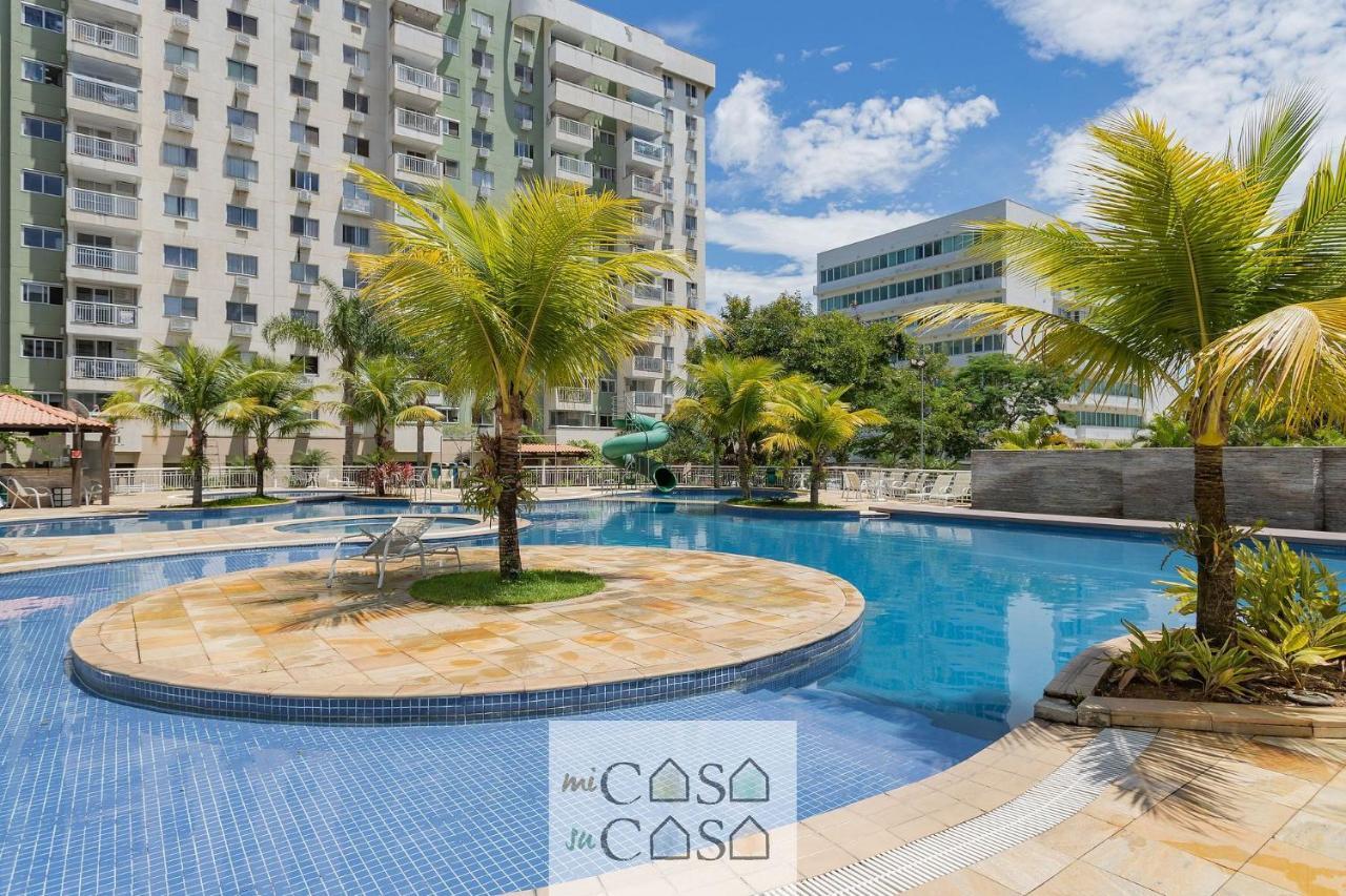 2 Quartos Com Varanda A 300M Riocentro Wi-Fi 120Mbps E Cozinha Completa - Condominio Com Piscina, Estacionamento, Portaria 24H E Parquinho Infantil - Apartamento Indicado Para Grupos, Hospedes A Trabalho E Criancas Ріо-де-Жанейро Екстер'єр фото