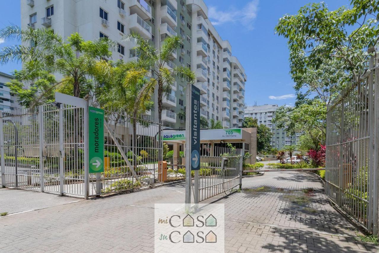 2 Quartos Com Varanda A 300M Riocentro Wi-Fi 120Mbps E Cozinha Completa - Condominio Com Piscina, Estacionamento, Portaria 24H E Parquinho Infantil - Apartamento Indicado Para Grupos, Hospedes A Trabalho E Criancas Ріо-де-Жанейро Екстер'єр фото